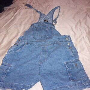 Bibbed overall Shorts